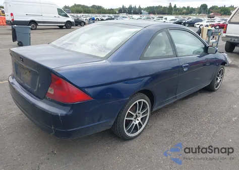 2003 Honda Civic Ex из США, поврежденный, VIN 1HGEM22913L030873